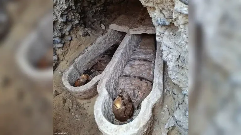 اكتشاف عالم آثار ببردية نادرة تحوي نصاً من "الإلياذة" لهوميروس داخل مومياء من العصر الروماني في منطقة البهنسا بمحافظة المنيا.
