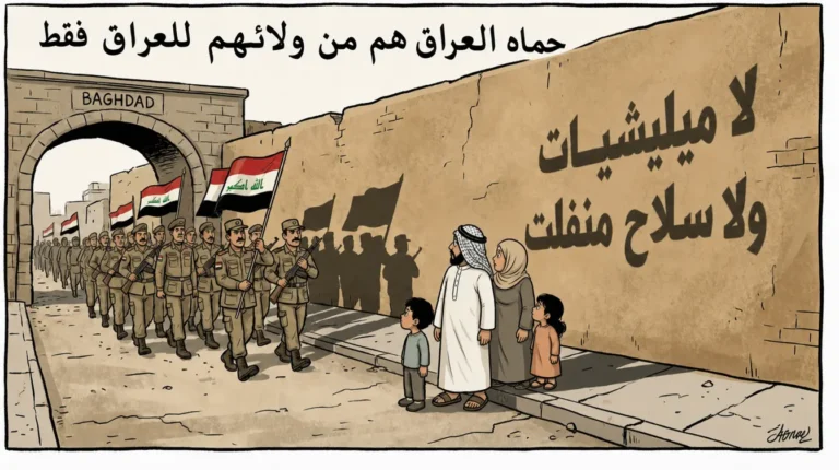 من يحمي العراق، ولائه للعراق فقط